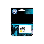 HP Tinta 670 Amarillo CZ116AL